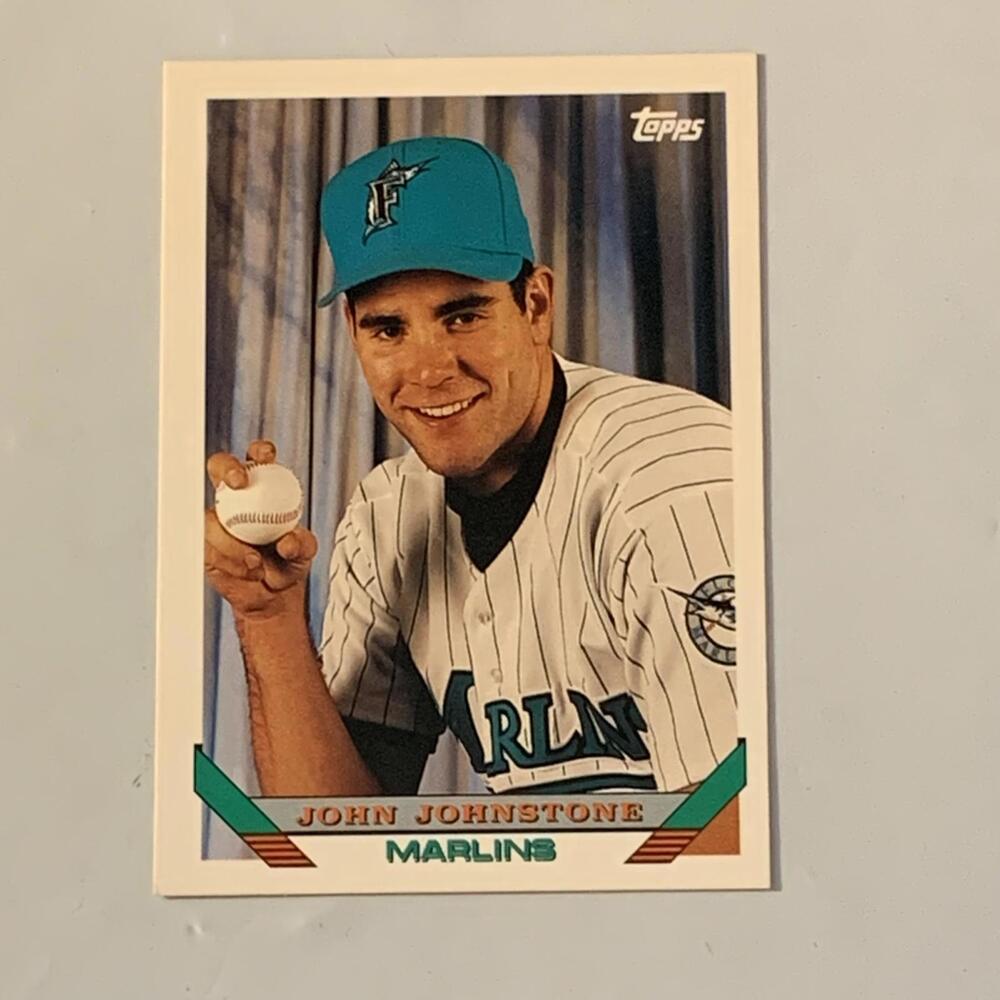 1993‎ Topps John Johnstone Marlins Baseball Card
